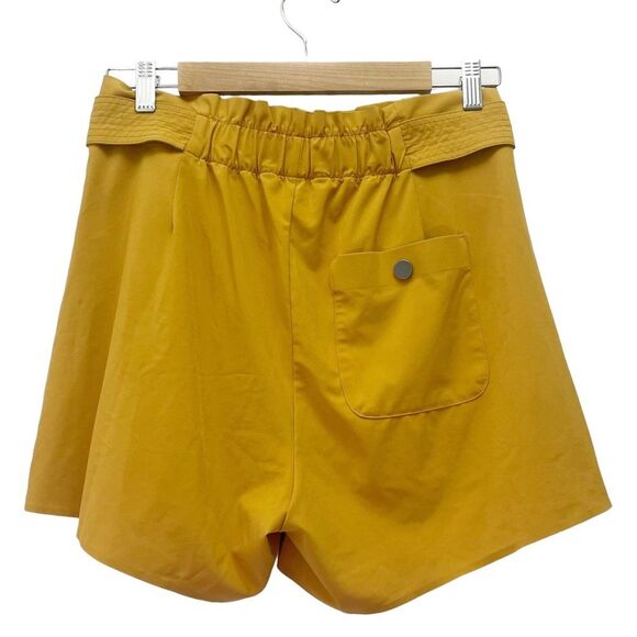 Athleta Skyline ii Shorts Active Quick Dry Athleisure Short Tuscan Gold Size 8 - Picture 3 of 11